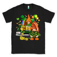 Black St. Patrick's Day gnomies with heart Classic Tee - HowdyJamesFarm
