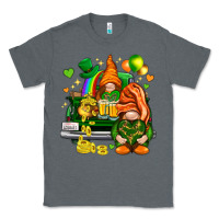 Charcoal Heather St. Patrick's Day gnomies with heart Classic Tee - HowdyJamesFarm