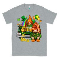 Heather Grey St. Patrick's Day gnomies with heart Classic Tee - HowdyJamesFarm