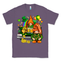 Lavender St. Patrick's Day gnomies with heart Classic Tee - HowdyJamesFarm