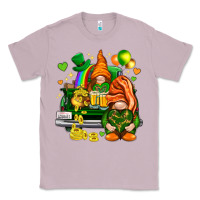 Lilac St. Patrick's Day gnomies with heart Classic Tee - HowdyJamesFarm