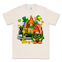Natural St. Patrick's Day gnomies with heart Classic Tee - HowdyJamesFarm