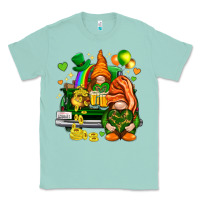 Seafoam St. Patrick's Day gnomies with heart Classic Tee - HowdyJamesFarm