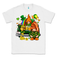 White St. Patrick's Day gnomies with heart Classic Tee - HowdyJamesFarm