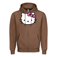 Chestnut kitty Zipper Hoodie - linhVisuals
