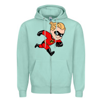 Seafoam incredibles Zipper Hoodie - linhVisuals