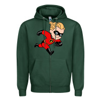 Sports Green incredibles Zipper Hoodie - linhVisuals
