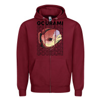 Burgundy giant gourami fish 80's monster fish keeper tropical fish t shirt Zipper Hoodie - linhVisuals