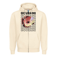Sandshell giant gourami fish 80's monster fish keeper tropical fish t shirt Zipper Hoodie - linhVisuals