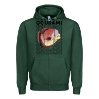 Sports Green giant gourami fish 80's monster fish keeper tropical fish t shirt Zipper Hoodie - linhVisuals