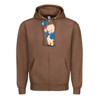 Chestnut porky pig Zipper Hoodie - linhVisuals