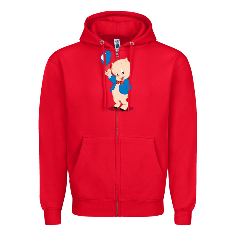 Porky Pig Zipper Hoodie by linhVisuals | Teevron