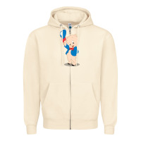 Sandshell porky pig Zipper Hoodie - linhVisuals