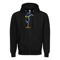 Black road runner Zipper Hoodie - linhVisuals