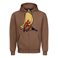 Chestnut sam yosemite Zipper Hoodie - linhVisuals