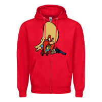 Red sam yosemite Zipper Hoodie - linhVisuals
