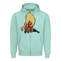 Seafoam sam yosemite Zipper Hoodie - linhVisuals