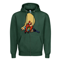 Sports Green sam yosemite Zipper Hoodie - linhVisuals