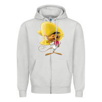 Dove Grey speedy gonzales Zipper Hoodie - linhVisuals