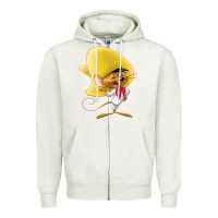 Oatmeal Heather speedy gonzales Zipper Hoodie - linhVisuals