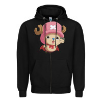 Black one piece Zipper Hoodie - linhVisuals