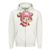Oatmeal Heather one piece Zipper Hoodie - linhVisuals