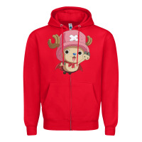 Red one piece Zipper Hoodie - linhVisuals