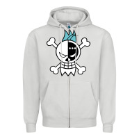 Dove Grey one piece Zipper Hoodie - linhVisuals