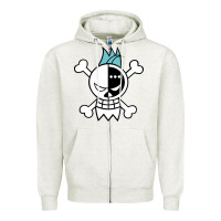 Oatmeal Heather one piece Zipper Hoodie - linhVisuals