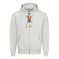 Dove Grey one piece Zipper Hoodie - linhVisuals
