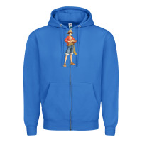 True Royal one piece Zipper Hoodie - linhVisuals