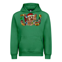 Emerald Cockapoo Christmas Joy Urban Hoodie - RanaPortraitStore