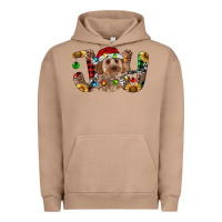 Pigment Burro Cockapoo Christmas Joy Urban Hoodie - RanaPortraitStore