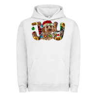 Pigment Lunar Rock Cockapoo Christmas Joy Urban Hoodie - RanaPortraitStore