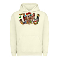 Pigment Pistachio Cockapoo Christmas Joy Urban Hoodie - RanaPortraitStore
