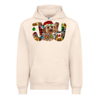 Sandshell Cockapoo Christmas Joy Urban Hoodie - RanaPortraitStore