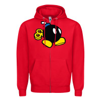 Red bomb Zipper Hoodie - linhVisuals