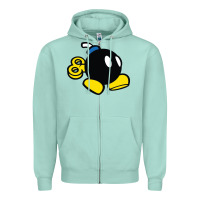 Seafoam bomb Zipper Hoodie - linhVisuals
