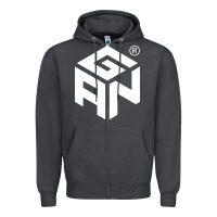 Smoke Gancube Zipper Hoodie - linhVisuals