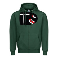 Sports Green bullet bill Zipper Hoodie - linhVisuals