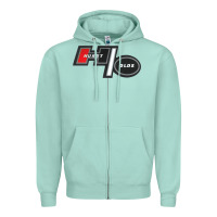 Seafoam Hurst Old Zipper Hoodie - linhVisuals