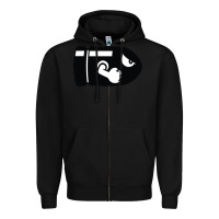 Black bullet bill Zipper Hoodie - linhVisuals