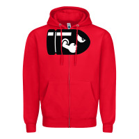Red bullet bill Zipper Hoodie - linhVisuals