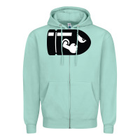 Seafoam bullet bill Zipper Hoodie - linhVisuals