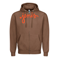 Chestnut Jenis Ice Creams Zipper Hoodie - linhVisuals