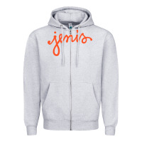 Heather Grey Jenis Ice Creams Zipper Hoodie - linhVisuals