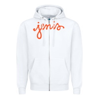 White Jenis Ice Creams Zipper Hoodie - linhVisuals