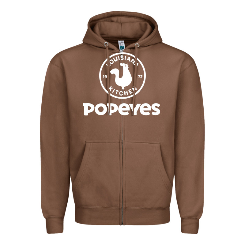 Popeyes Zipper Hoodie by linhVisuals | Teevron