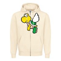 Sandshell koopa troopa Zipper Hoodie - linhVisuals