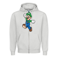 Dove Grey luigi Zipper Hoodie - linhVisuals